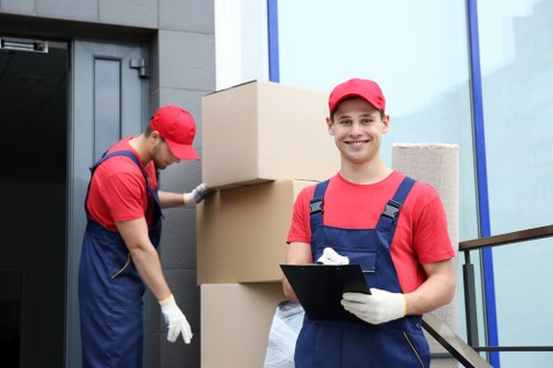 Office relocation planning for businesses in Highbury
