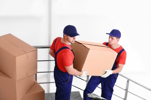 Packing and loading furniture for a home move in Highbury