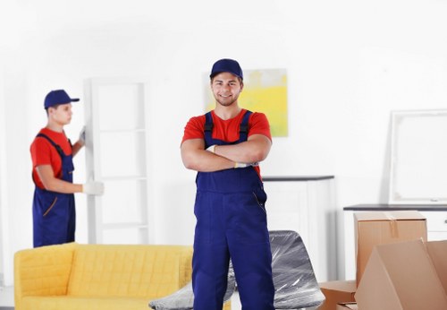 Movers planning a residential move in Highbury