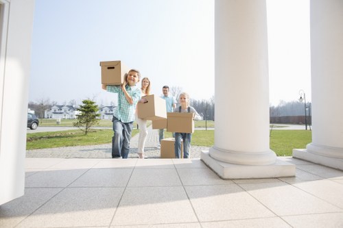Removal van service supporting a local Highbury relocation