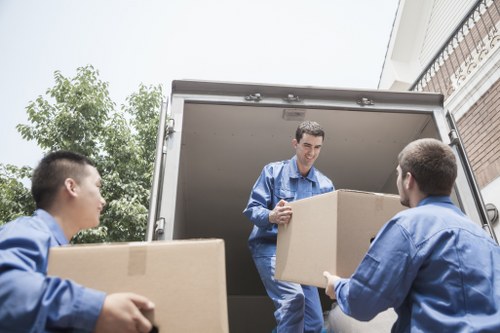 Local commercial moving team planning an office relocation in Highbury
