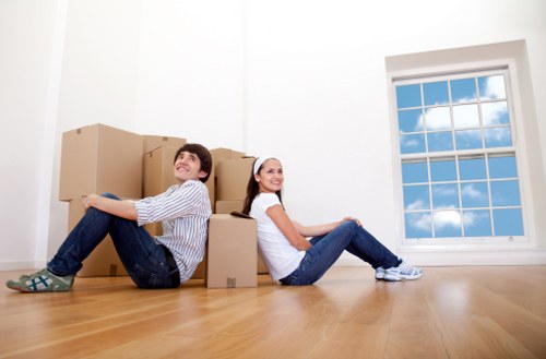 Recycling and reuse during a Highbury house move