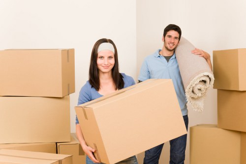 Highbury flat move with boxes and household items