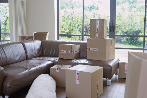 Removal team loading items for a local move in Highbury